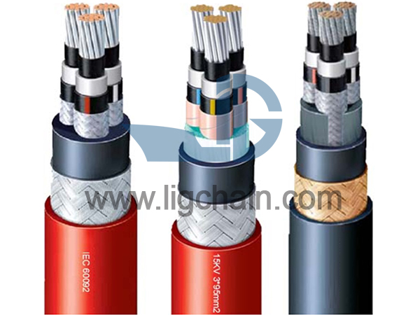 Flame Retardant Medium Voltage Marine Power Cable 